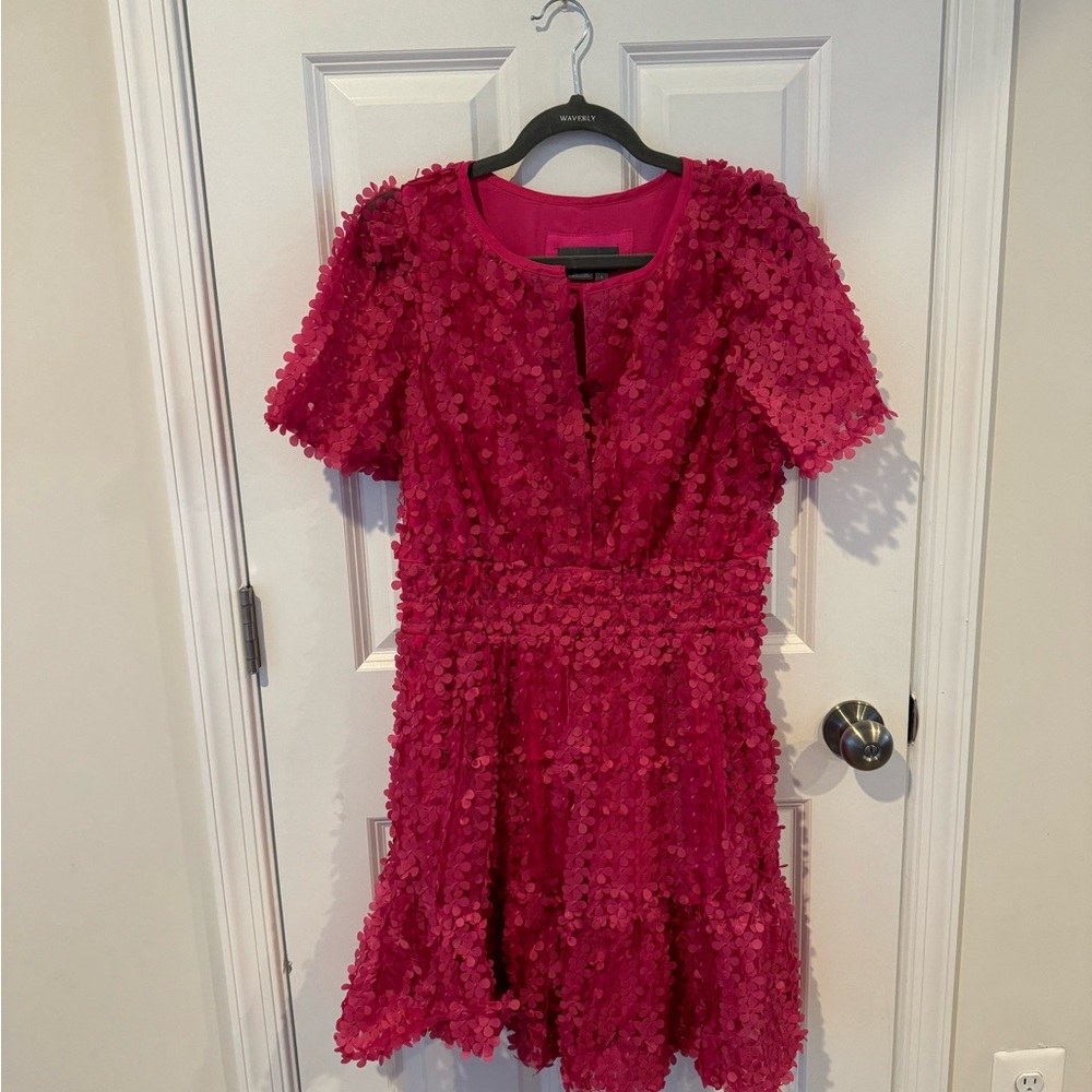 Pink Floral Anthropology Dress